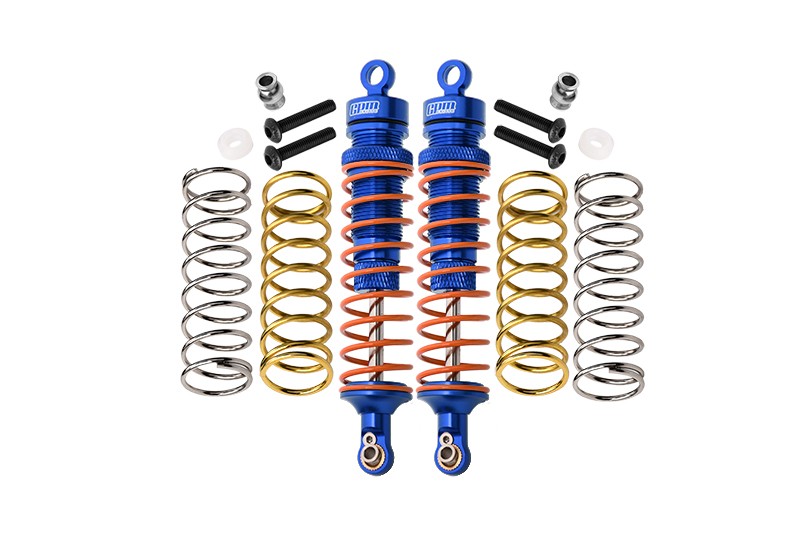 ALUMINUM REAR ADJUSTABLE SHOCKS 102MM -14PC SET