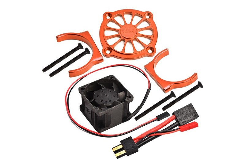ALUMINUM MOTOR HEATSINK WITH COOLING FAN -9PC SET
