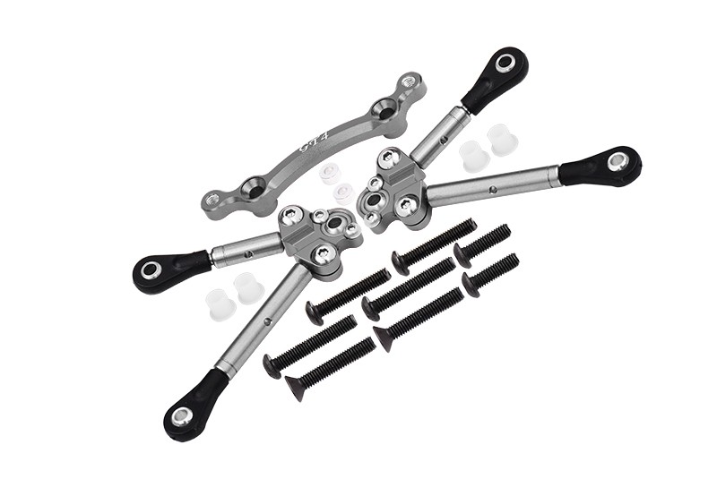 TITANIUM FRONT TIE RODS WITH STABILIZER FOR C HUB -17PC SET