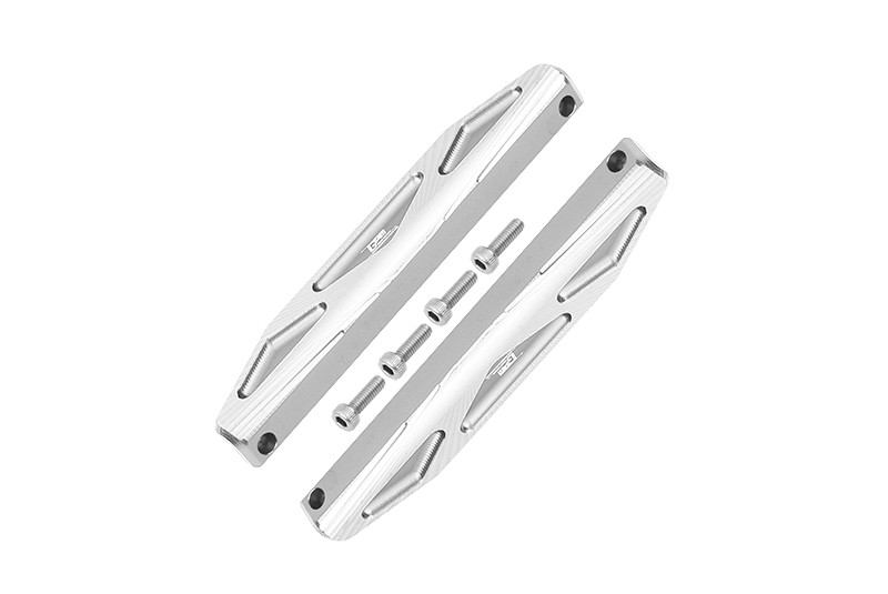 ALUMINUM CHASSIS NERF BARS (SILVER INLAY A VERSION) -6PC SET