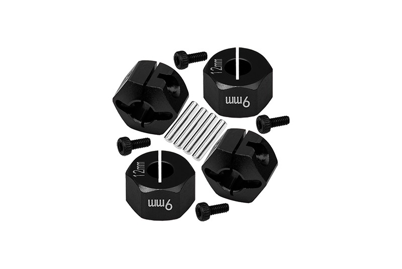 ALUMINUM HEX ADAPTERS 9MM THICK-12PC SET