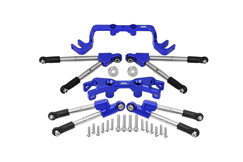 ALUMINUM FRONT&REAR TIE RODS WITH STABILIZER