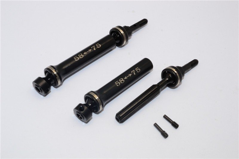 STEEL #45 FRONT/REAR CVD DRIVE SHAFT  - 1PR SET