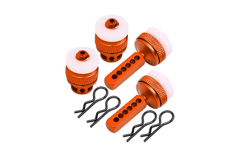 ALUMINUM FRONT & REAR MAGNETIC BODY MOUNT -8PC SET