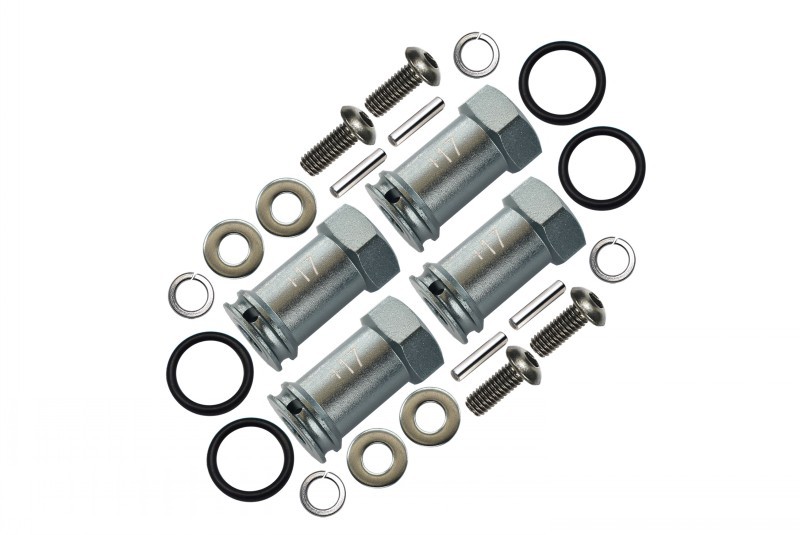 ALLOY HEX ADAPTOR(+17MM)-4PCS SET