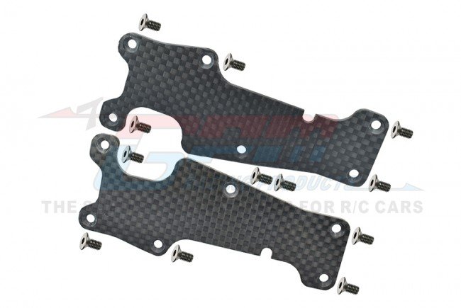 CARBON FIBRE DUST-PROOF PROTECTION PLATE FOR FRONT SUSPENSION ARM - 14PC SET