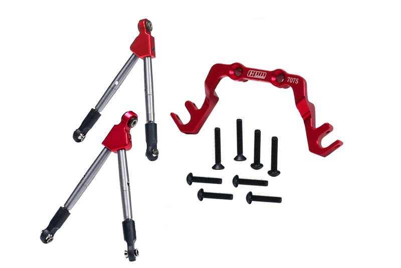 7075 ALLOY FRONT TIE RODS WITH STABILIZER FOR C HUB