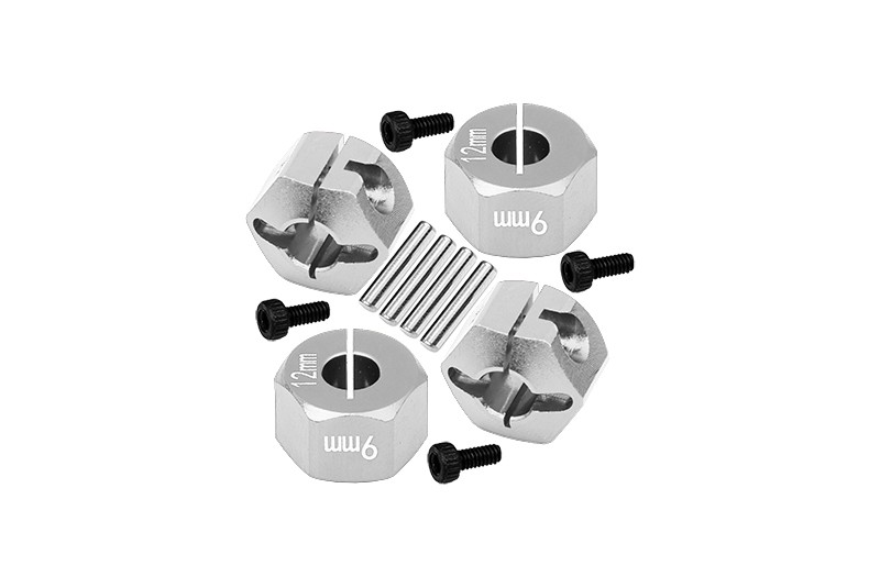 ALUMINUM HEX ADAPTERS 9MM THICK-12PC SET