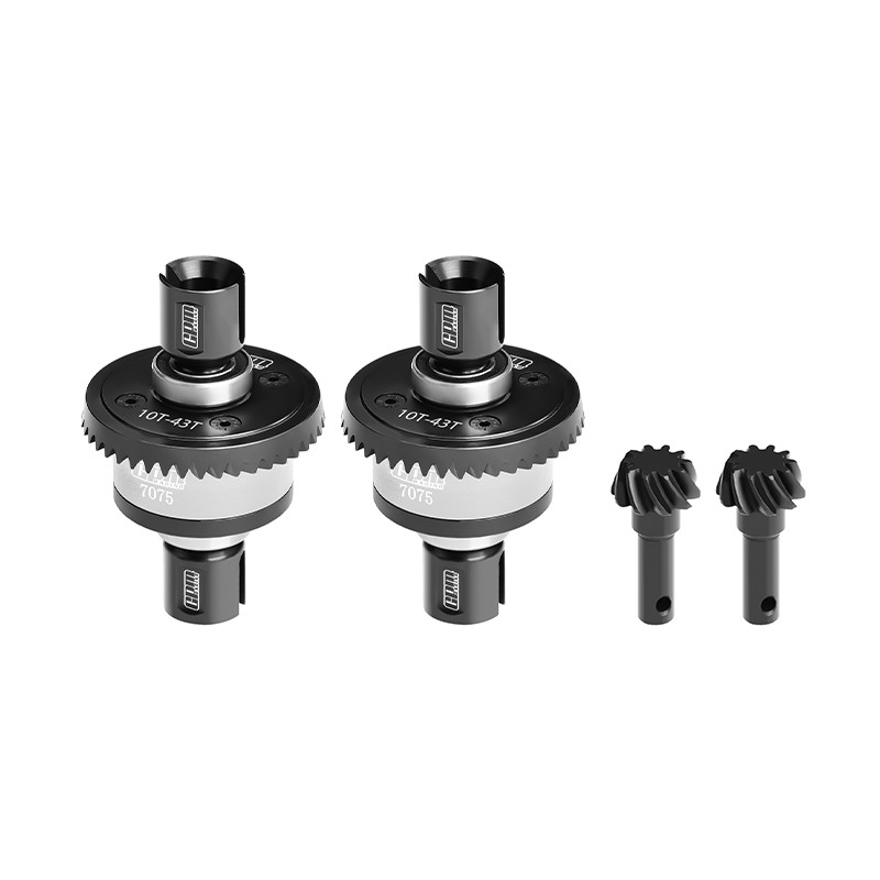 20CrMnTi STEEL + 7075 ALLOY 10/43T FRONT & REAR COMPLETE DIFFERENTIAL