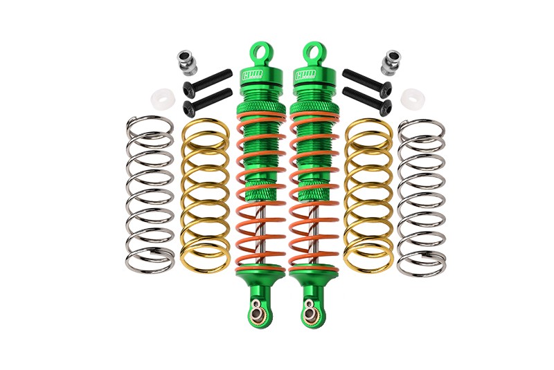 ALUMINUM REAR ADJUSTABLE SHOCKS 102MM -14PC SET