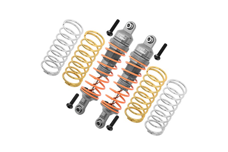 ALUMINUM FRONT ADJUSTABLE SHOCKS 87MM -14PC SET