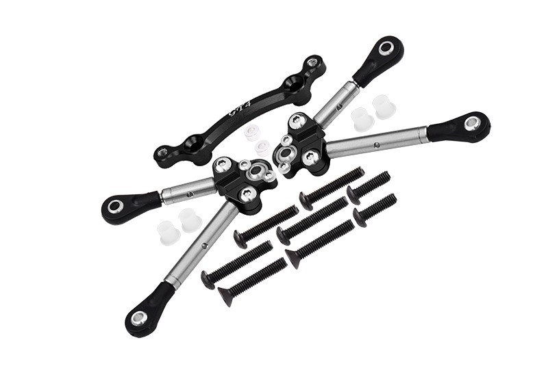 TITANIUM FRONT TIE RODS WITH STABILIZER FOR C HUB -17PC SET
