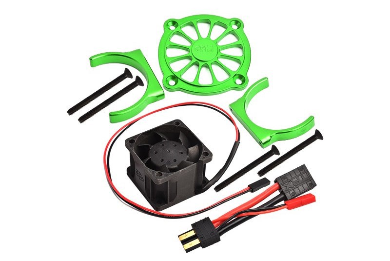 ALUMINUM MOTOR HEATSINK WITH COOLING FAN -9PC SET