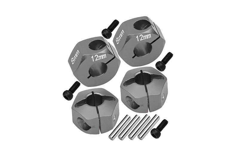 ALUMINUM HEX ADAPTERS 8MM THICK-12PC SET