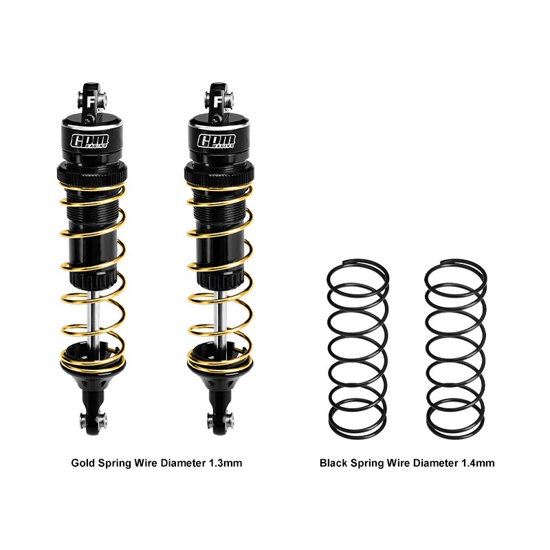 6061-T6 ALLOY FRONT ADJUSTABLE SPRING SHOCK 104MM