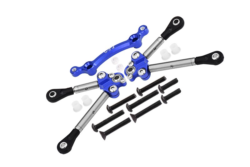 TITANIUM FRONT TIE RODS WITH STABILIZER FOR C HUB -17PC SET