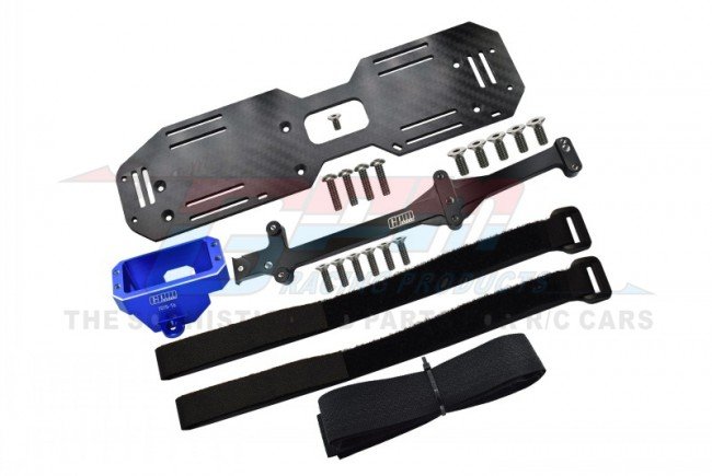 ALUMINIUM 7075-T6 SERVO MOUNT AND CARBON FIBER BATTERY COMPARTMENT