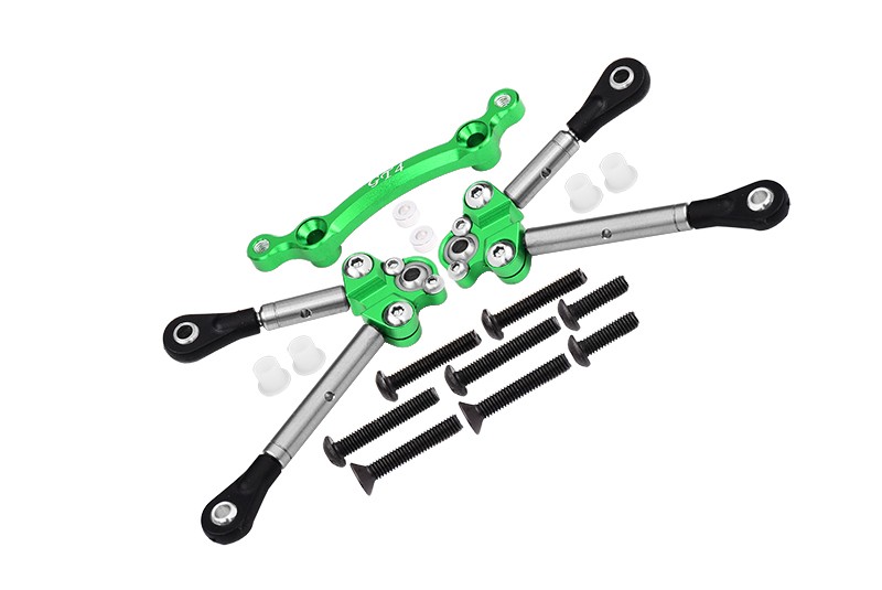 TITANIUM FRONT TIE RODS WITH STABILIZER FOR C HUB -17PC SET