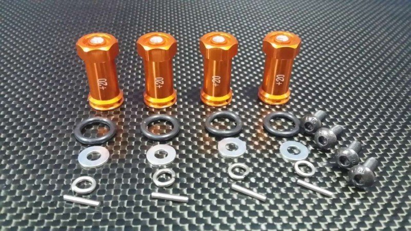 ALLOY HEX ADAPTOR(+20MM)-4PCS SET