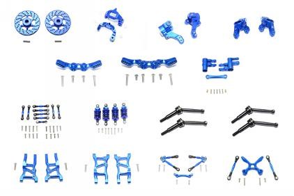 ALUMINUM FRONT/REAR BRAKE DISK+BRAKE CALIPER-8PC SET