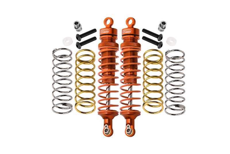 ALUMINUM REAR ADJUSTABLE SHOCKS 102MM -14PC SET