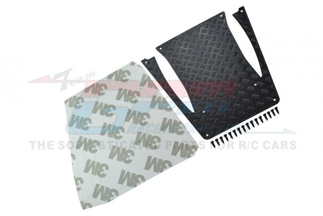 TRAXXAS 1/18 TRX-4M LAND ROVER DEFENDER METAL MIDDLE TRIM PLATE OF ENGINE COVER