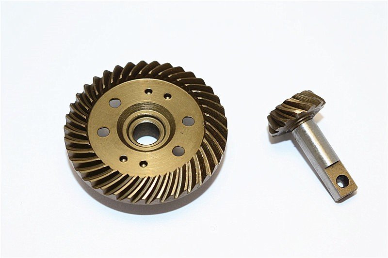 13T/37T Hard Steel Spiral Gear Set Technical Upgrade