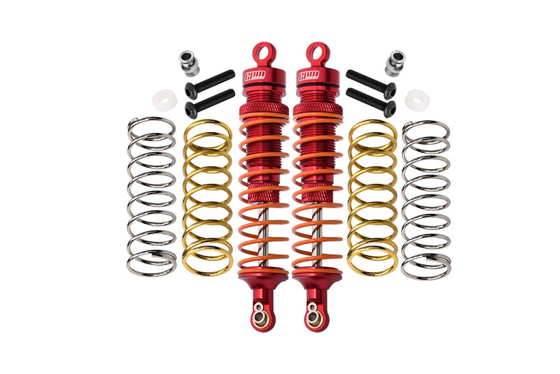 ALUMINUM REAR ADJUSTABLE SHOCKS 102MM -14PC SET