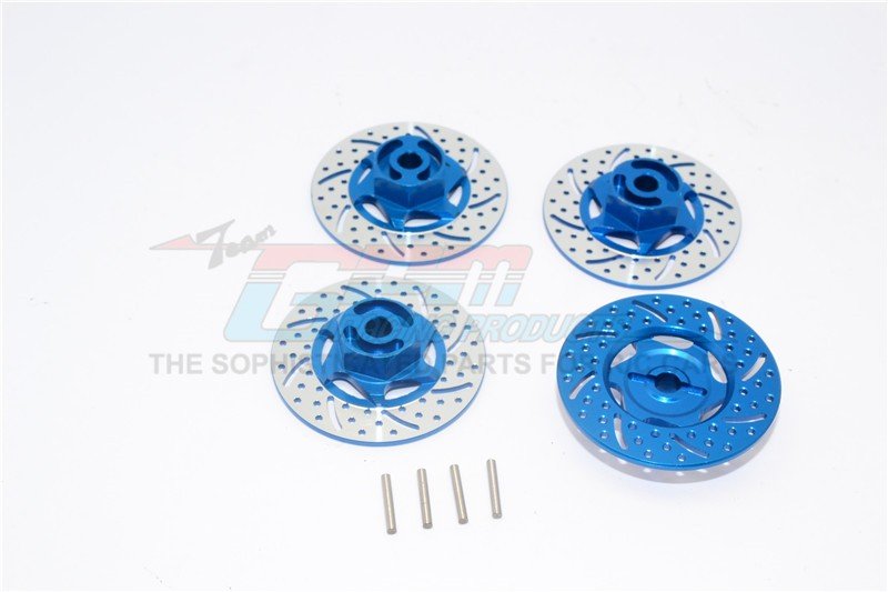 ALLOY BRAKE DISK HEX ADAPTORS-4PCS SET