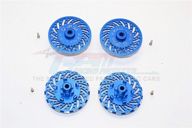 ALUMINIUM WHEEL HEX CLAW +2MM WITH BRAKE DISK-4PCS SET