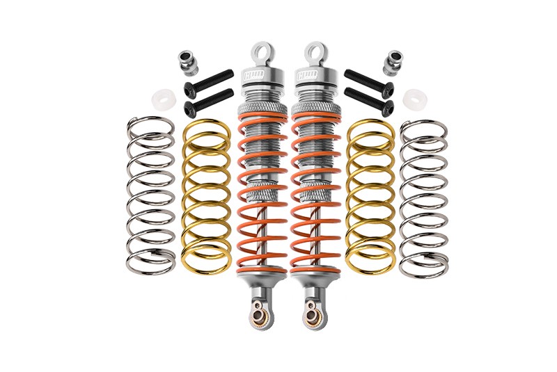 ALUMINUM REAR ADJUSTABLE SHOCKS 102MM -14PC SET