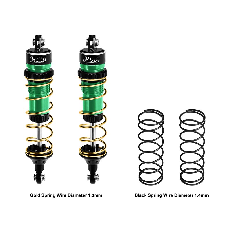 6061-T6 ALLOY FRONT ADJUSTABLE SPRING SHOCK 104MM