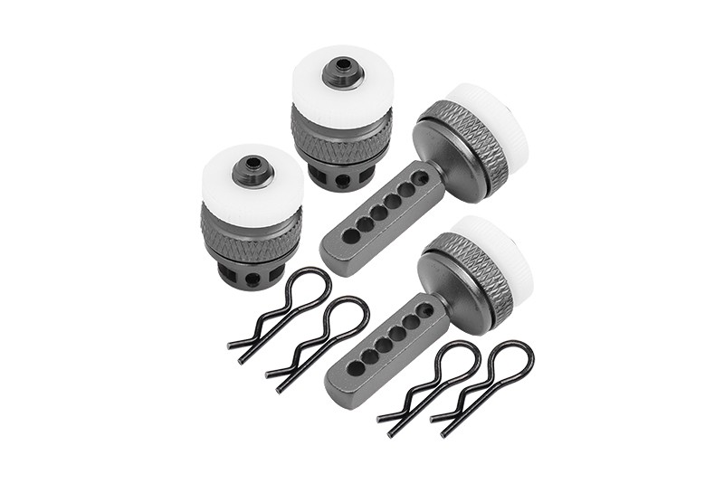 ALUMINUM FRONT & REAR MAGNETIC BODY MOUNT -8PC SET