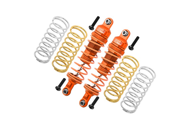 ALUMINUM FRONT ADJUSTABLE SHOCKS 87MM -14PC SET