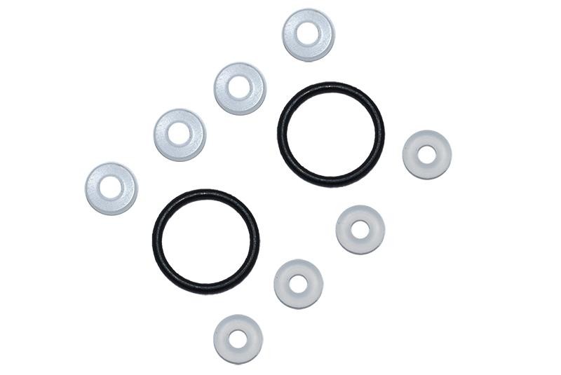 O-RINGS X 6PCS + DELRIN WASHERS X 4PCS  FOR ERV348