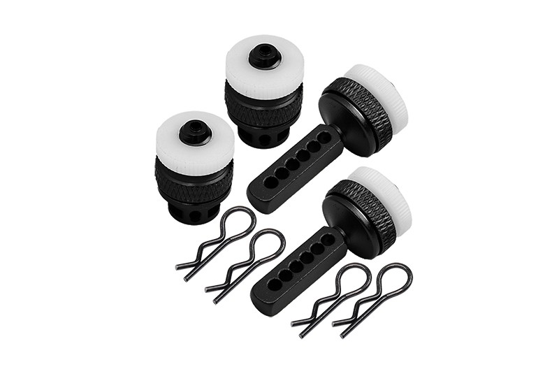 ALUMINUM FRONT & REAR MAGNETIC BODY MOUNT -8PC SET